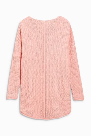 Pink Knitted Jumper